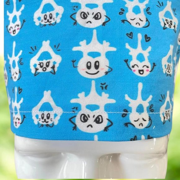 PREMIUM Spine Scrub ~ Modern Surgical Cap| Healthcare| Nurse Cap| CNA |MD|NP - Picture 3 of 4